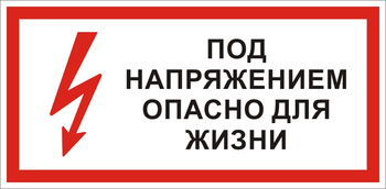 S28 Под напряжением. опасно для жизни - Знаки безопасности - Знаки по электробезопасности - vektorb.ru