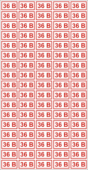 S11 Указатель напряжения 36в (85 шт) - Знаки безопасности - Знаки по электробезопасности - vektorb.ru